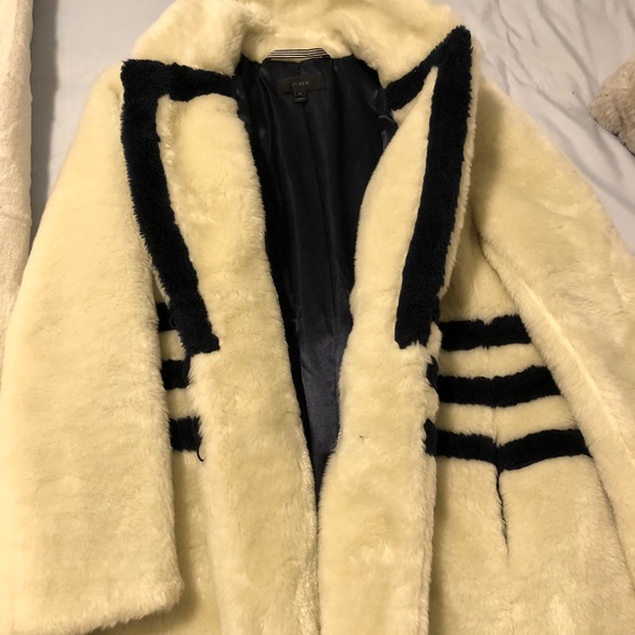 J. Crew Jackets & Blazers - J. Crew plush faux fur jacket - size medium